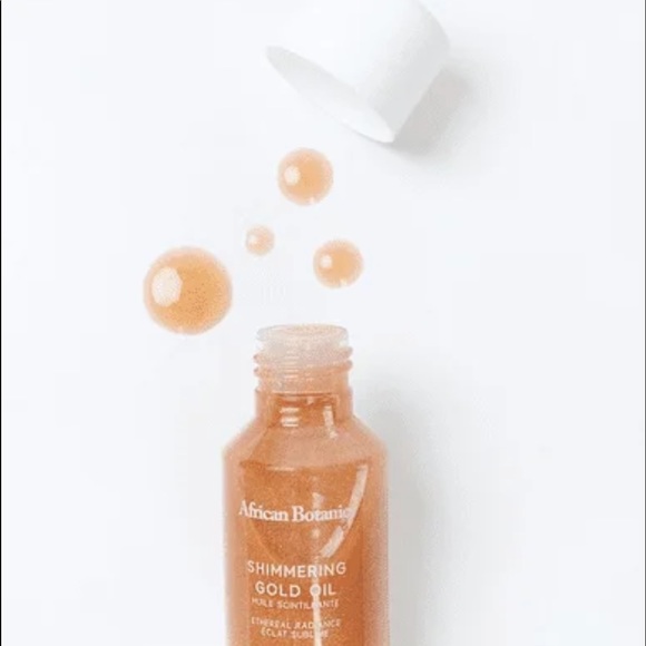 NWT African Botanicals Shimmering Gold Oil - Picture 2 of 12